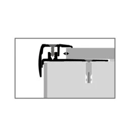 Küberit 320 Euro-Step Champion | Nez De Marche | Large:23 Mm | Profilé Rattrapage | Épaiss:7-16 Mm -Maison Décorer Magasin Kueb 7420021 PIKTO