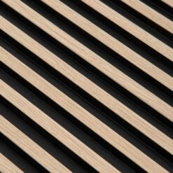 Mardom | Panneaux Acoustiques 3D "0046" | H: 2700 Mm X B: 120 Mm | Chêne Clair | Moderne