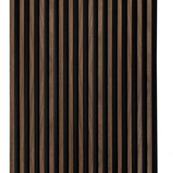 Mardom | Panneaux Acoustiques 3D "0048" | H: 2700 Mm X B: 120 Mm | Chêne Foncé | Moderne -Maison Décorer Magasin L0104