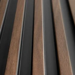 Mardom | Panneaux Acoustiques 3D "0048" | H: 2700 Mm X B: 120 Mm | Chêne Foncé | Moderne -Maison Décorer Magasin L01042