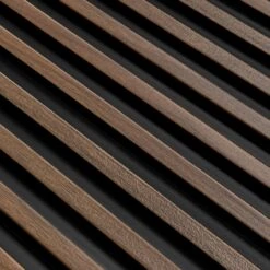 Mardom | Panneaux Acoustiques 3D "0048" | H: 2700 Mm X B: 120 Mm | Chêne Foncé | Moderne