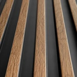 Mardom | Panneaux Acoustiques 3D "0050" | H: 2700 Mm X B: 120 Mm | Chêne Classique | Moderne -Maison Décorer Magasin L01062