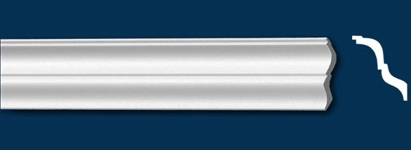 Moulure De Plafond De Qualité | 44 X 47 Mm | Polystyrène 4 Moulure De Plafond De Qualité | 44 X 47 Mm | Polystyrène – Image 4