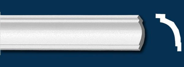 Moulure De Plafond De Qualité | 55 X 68 Mm | Polystyrène 3 Moulure De Plafond De Qualité | 55 X 68 Mm | Polystyrène – Image 3