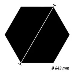 Rosace Sobre Marbet R-32 | Ø 55.7 Cm | Polystyrène Léger Blanc