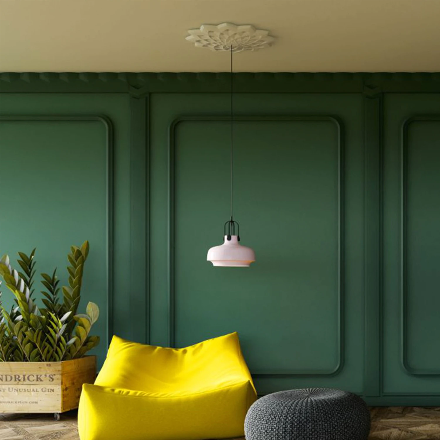 Rosace D'époque Marbet R-33 | Ø 63.1 Cm | Polystyrène Léger Blanc 2 Rosace D'époque Marbet R-33 | Ø 63.1 Cm | Polystyrène Léger Blanc – Image 2