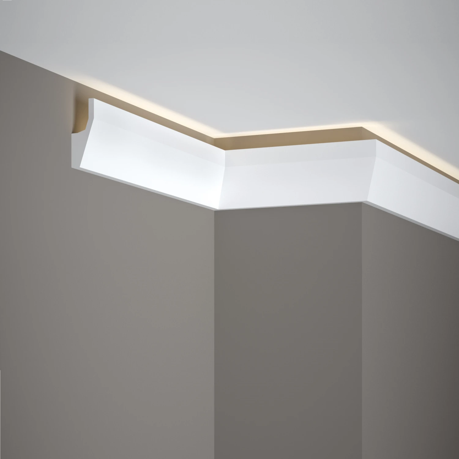 PROVISTON | LED Lichtleiste "NE118" | 27 X 70 X 2000 Mm | Weiß | Deckenleiste | Stuckleiste | Modern 2 PROVISTON | LED Lichtleiste "NE118" | 27 X 70 X 2000 Mm | Weiß | Deckenleiste | Stuckleiste | Modern – Image 2