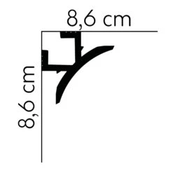 Moulure Lumineuse QL002 Mardom Pour éclairage Indirect En PU Résistant
