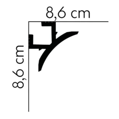 Moulure Lumineuse QL002 Mardom Pour éclairage Indirect En PU Résistant