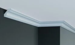 Moulure De Plafond Moderne P822 | 50 X 48 Mm | Polyuréthane Résistant à L'humidité, Fexible