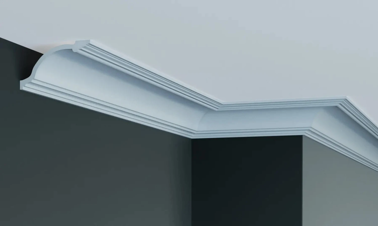 Elite Decor | Stuckleiste P949 | Polyurethan | 145 X 113 X 2000 Mm | Styropor Deckenleiste | Weiß 3 Elite Decor | Stuckleiste P949 | Polyurethan | 145 X 113 X 2000 Mm | Styropor Deckenleiste | Weiß – Image 3