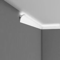 Corniche Cache Rideaux LED | QL011 | 91 X 130 Mm | Polyuréthane Résistant -Maison Décorer Magasin QL011 4