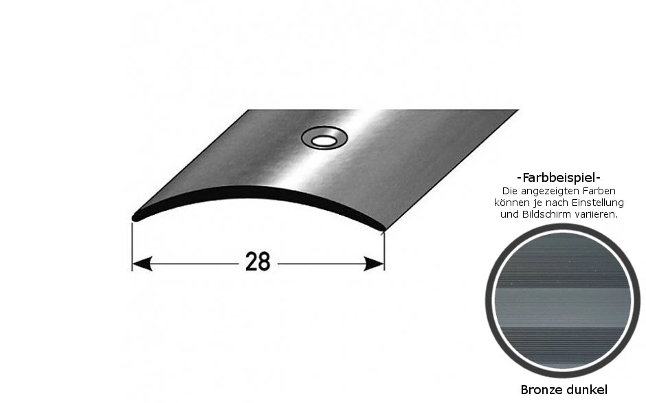 Barre De Seuil | 28 Mm | Type: 05 Aluminium Anodisé 1 Barre De Seuil | 28 Mm | Type: 05 Aluminium Anodisé