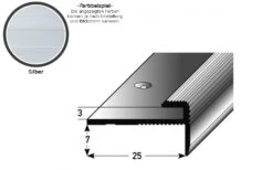 Profilé à Emboîter Avec Nez Pour Revêtement Design | Aluminium Anodisé | à Visser