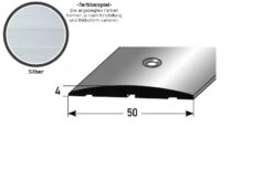 Barre De Seuil | 50 Mm | Type: 145 Aluminium Anodisé | Autoadhésif -Maison Décorer Magasin auer0145 mittig silber 1