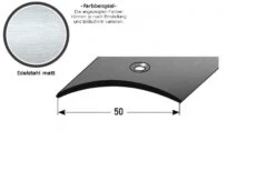 Barre De Seuil | 50 Mm | Centré | Type: 155 Inox | 1.5 Mm D'épaisseur -Maison Décorer Magasin auer0155 mittig matt