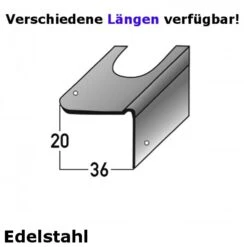 Cornière De Réparation | Rénovation D'escaliers En Béton | Inox | ACessoires De Fixation Incl.