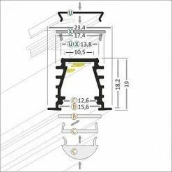Profilé En Aluminium LED | Profilé Alu Pour éclairage Indirect