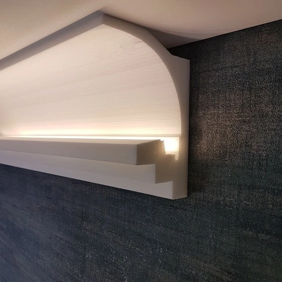 Moulure Lumineuse LL8 | Moulure Plafond Avec éclairage Indirect 6 Moulure Lumineuse LL8 | Moulure Plafond Avec éclairage Indirect – Image 6