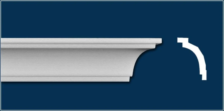Moulure De Plafond De Qualité | 55 X 68 Mm | Polystyrène 4 Moulure De Plafond De Qualité | 55 X 68 Mm | Polystyrène – Image 4