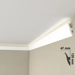 Moulure Lumineuse QL009 Mardom Pour éclairage Indirect En PU Résistant Ruban Alu Adhésif Incl. -Maison Décorer Magasin n lei323a 6