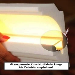 Moulure Lumineuse LL7 | Moulure Plafond Avec éclairage Indirect -Maison Décorer Magasin plexi 1 zub 8