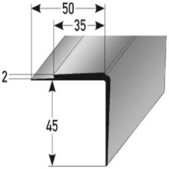 Nez De Marche En PVC Pour Revêtements Jusqu'à 2 Mm | PVC Souple Type 362