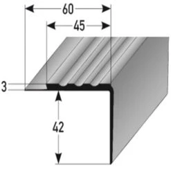 Nez De Marche En PVC Pour Revêtements Jusqu'à 3 Mm | PVC Souple Type 363