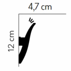 Moulure Lumineuse QL009 Mardom Pour éclairage Indirect En PU Résistant Ruban Alu Adhésif Incl.