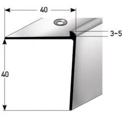 Nez De Marche | Cornière | Ajustable | Aluminium Anodisé